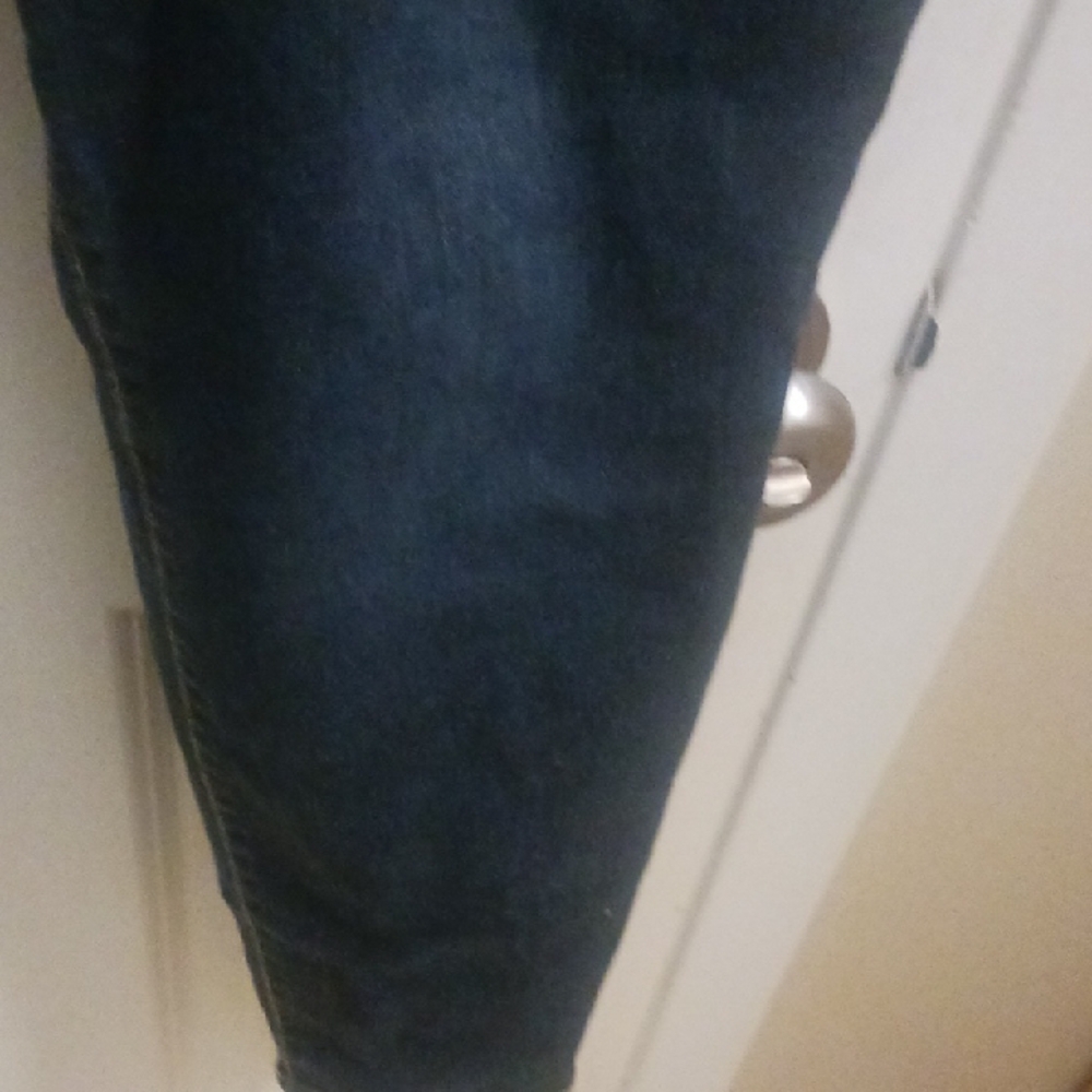 Dark Blue Skinny Denim Jeans for Women - Picture 6 of 15